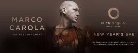 Marco Carola in Dubai on New Year’s Eve - Coming Soon in UAE
