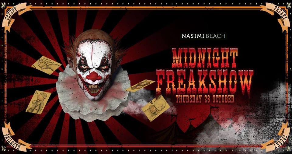 Midnight Freakshow at Nasimi Beach - Coming Soon in UAE