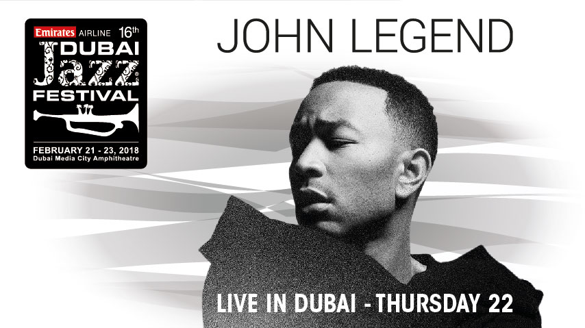 John Legend coming to Dubai Jazz Festival 2018 - Coming Soon in UAE