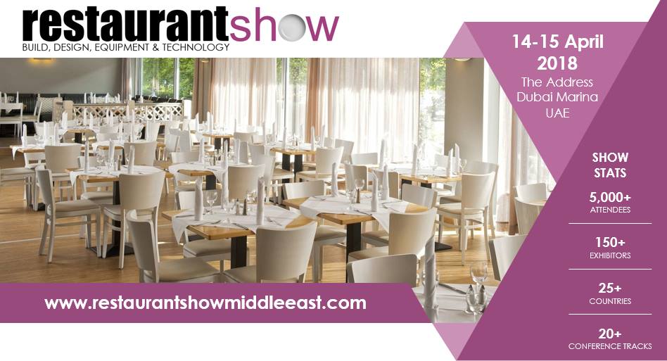 Restaurant Show 2018 - Coming Soon in UAE