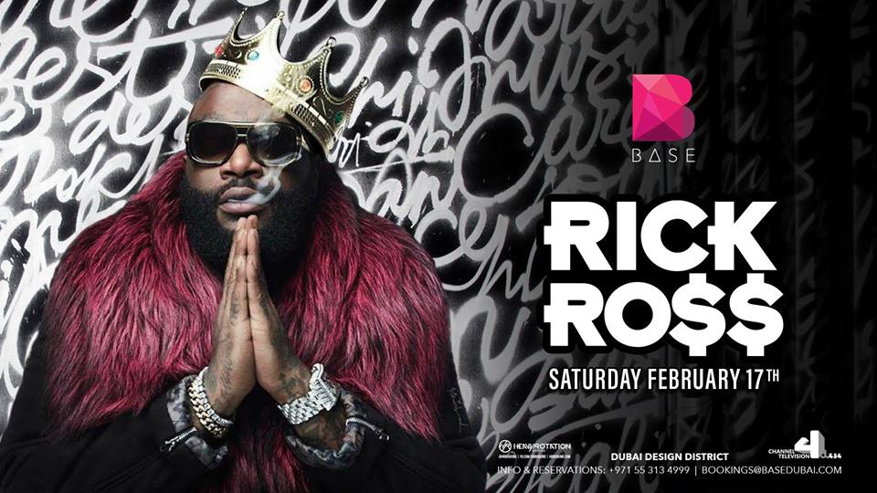 Rick Ross Live in Dubai - Coming Soon in UAE