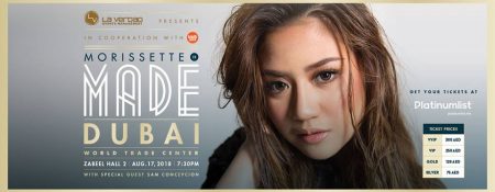 Morissette Is Made Live in Dubai - Coming Soon in UAE