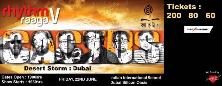 Rhythm Raaga V – Cactus Band live in Dubai - Coming Soon in UAE