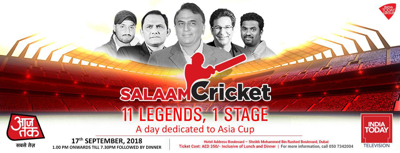 AAJ TAK SALAAM CRICKET 2018 - Coming Soon in UAE