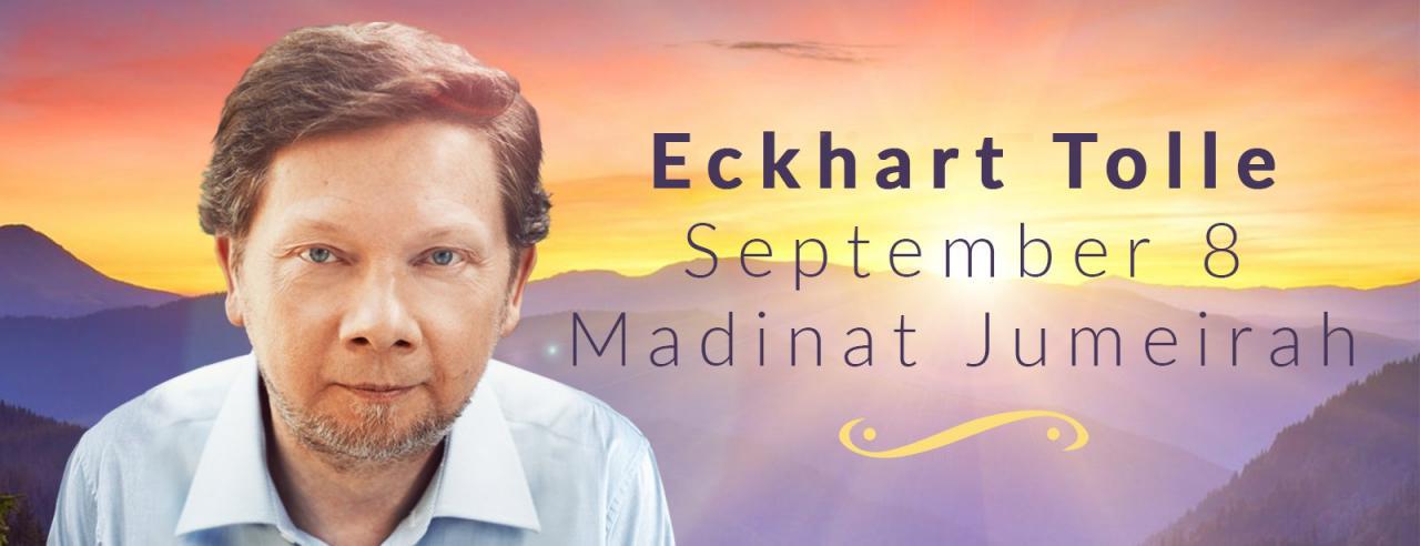 An Evening with Eckhart Tolle - Coming Soon in UAE