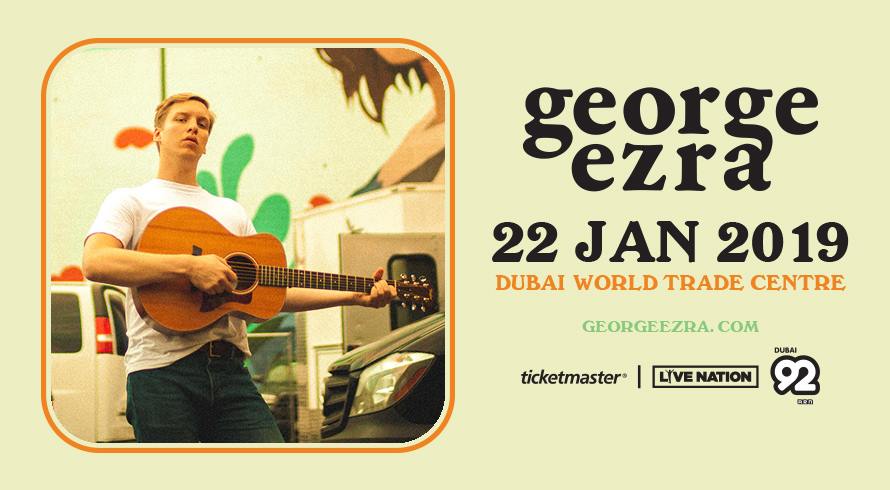 George Ezra Live at DWTC - Coming Soon in UAE