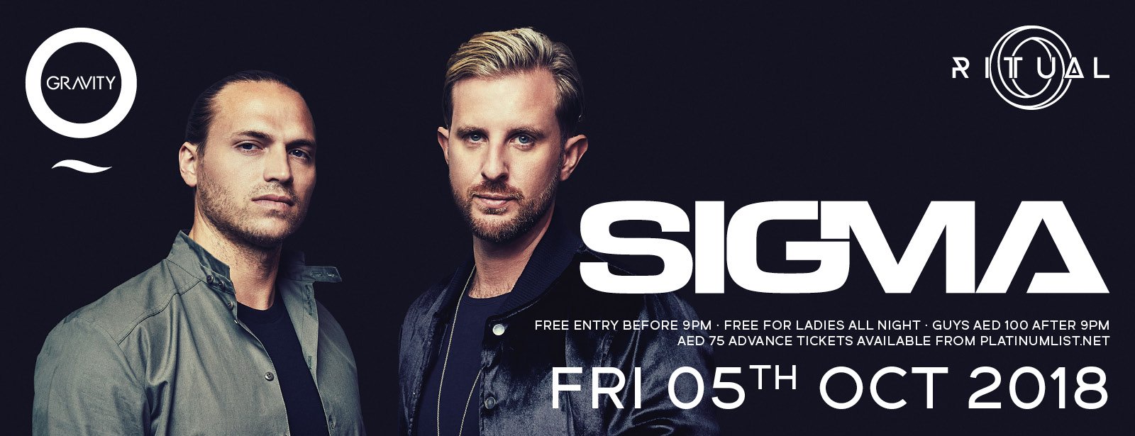 Ritual presents DJ duo Sigma - Coming Soon in UAE