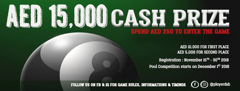 Billiards Competition at Player Sports Bar - Coming Soon in UAE