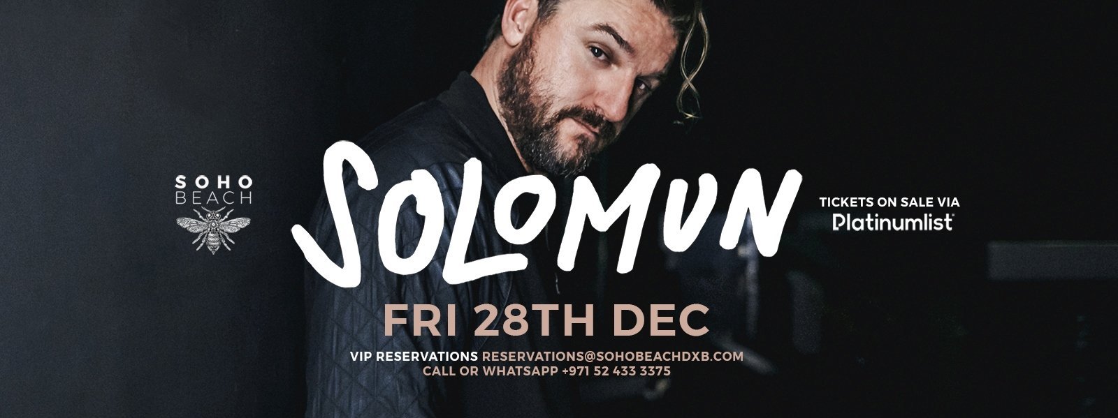 Soho Beach DXB presents Solomun - Coming Soon in UAE