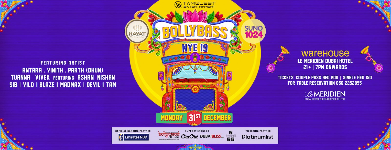 Bollybass New Year’s Eve - Coming Soon in UAE