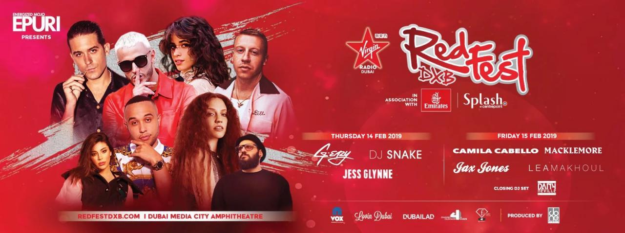 RedFest DXB 2019 - Coming Soon in UAE
