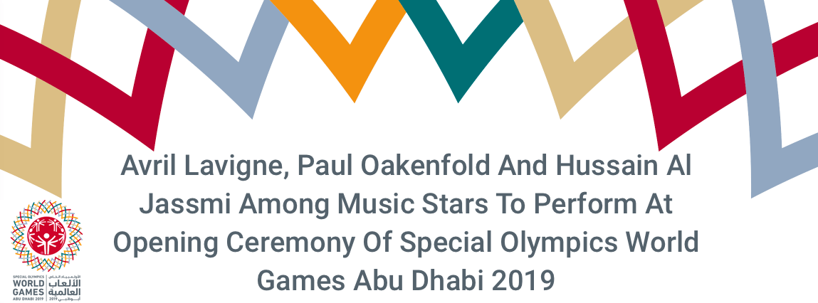Avril Lavigne at the Opening Ceremony of Special Olympics World Games - Coming Soon in UAE
