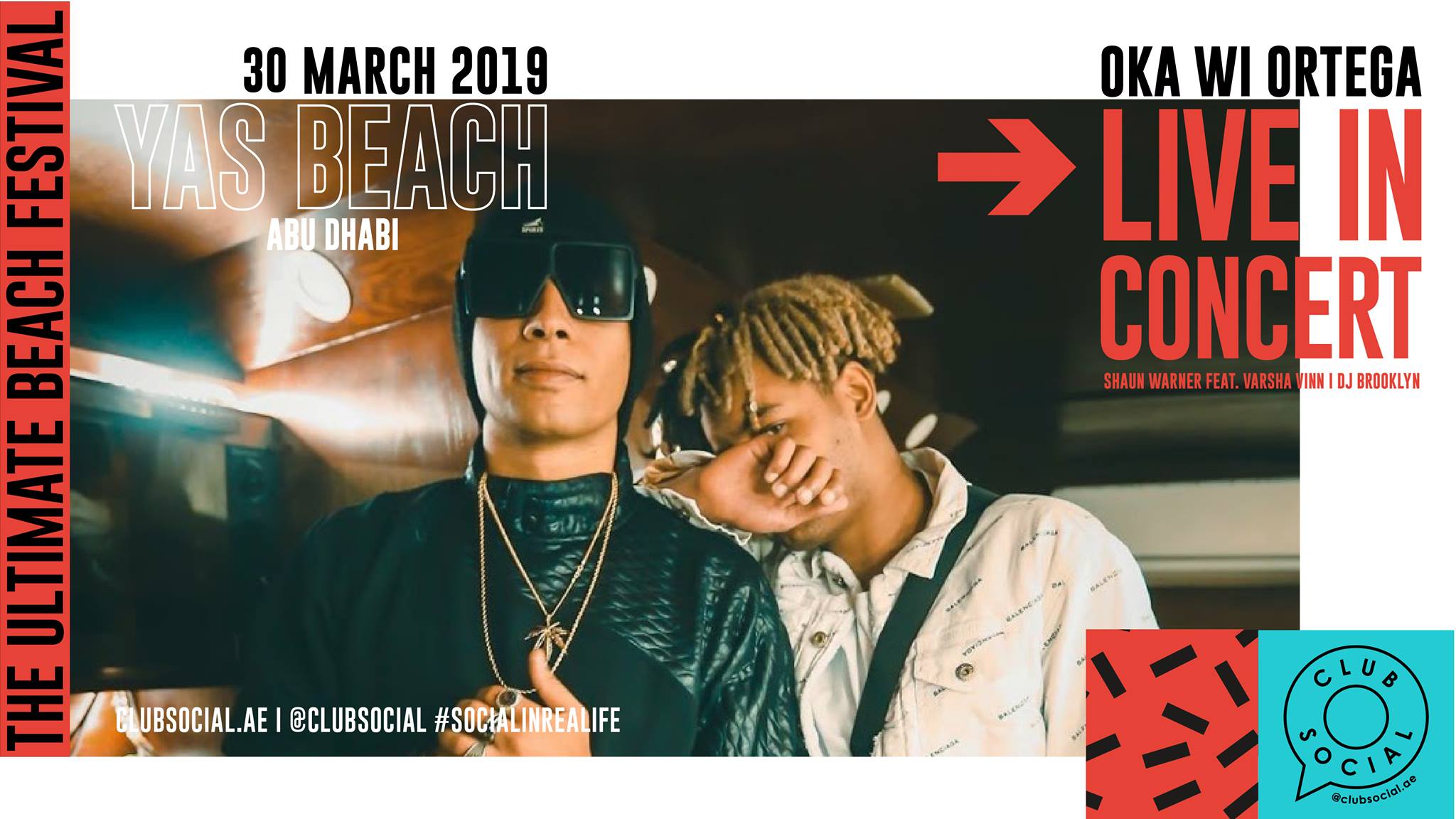 Club Social – Oka Wi Ortega Live in Concert - Coming Soon in UAE
