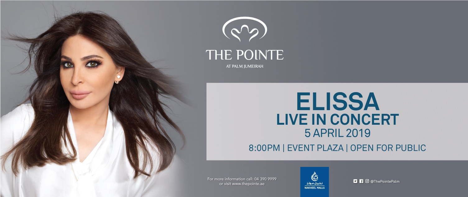 Elissa Concert at The Pointe - Coming Soon in UAE
