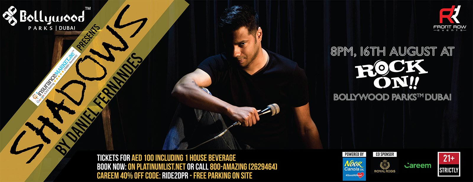 RockOn Nights – Shadows by Daniel Fernandes - Coming Soon in UAE