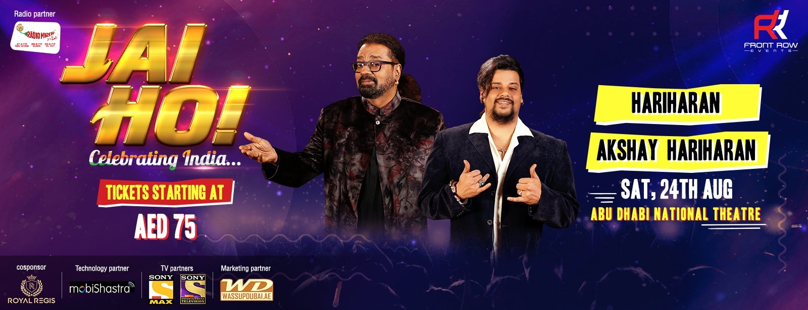 Jai Ho! with HariHaran and Akshay HariHaran - Coming Soon in UAE