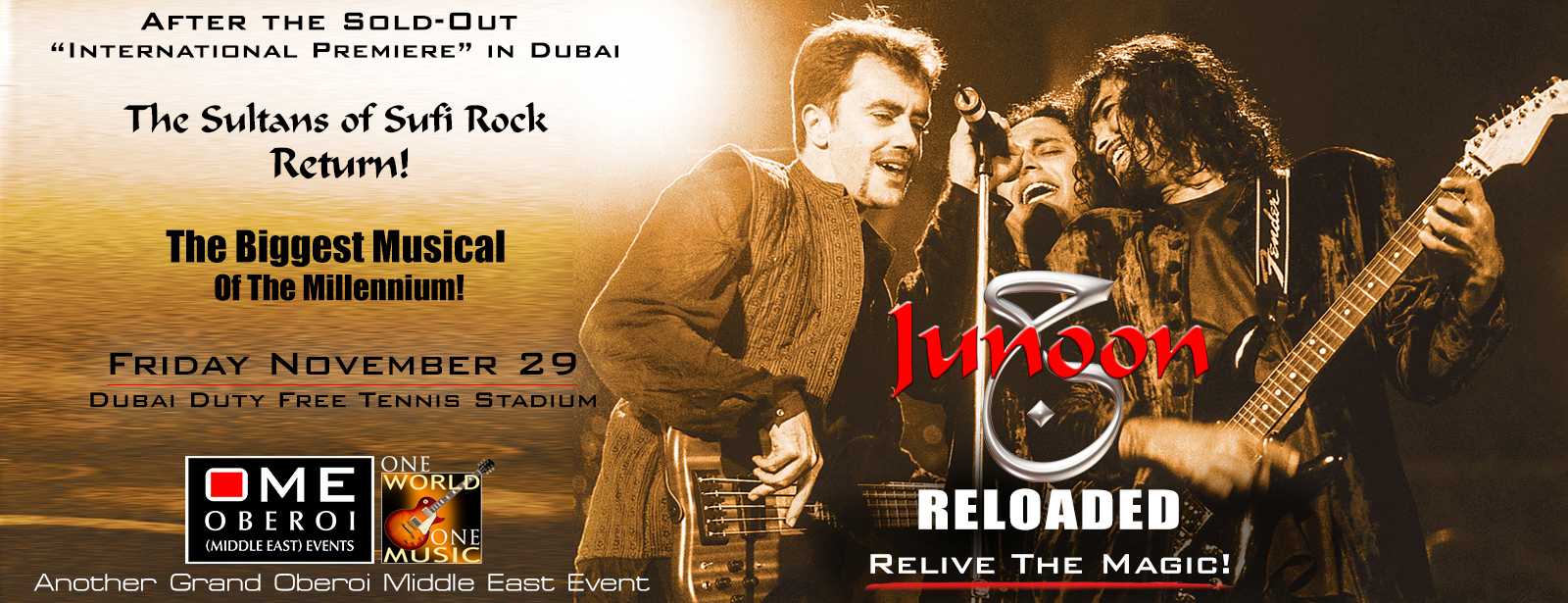 Junoon: Reloaded - Coming Soon in UAE