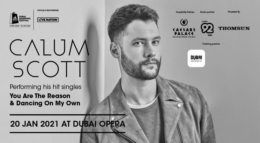 Calum Scott at Dubai Opera - Coming Soon in UAE