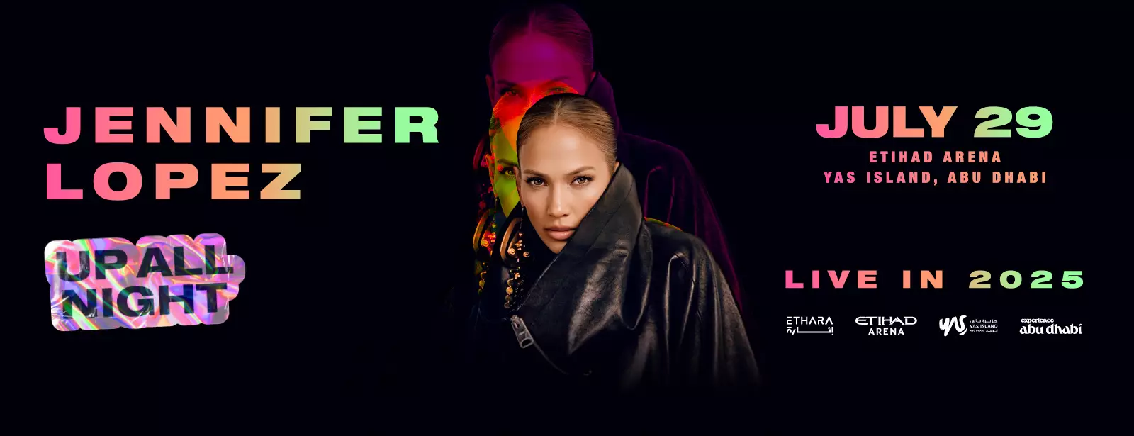 Jennifer Lopez: Up All Night Live in 2025 in Abu Dhabi - Coming Soon in UAE