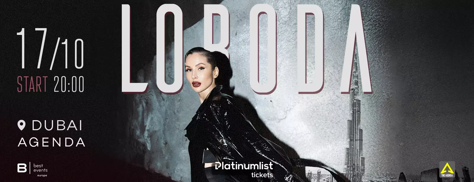 Loboda Live at The Agenda, Dubai / Концерт Лободы в Дубае - Coming Soon in UAE
