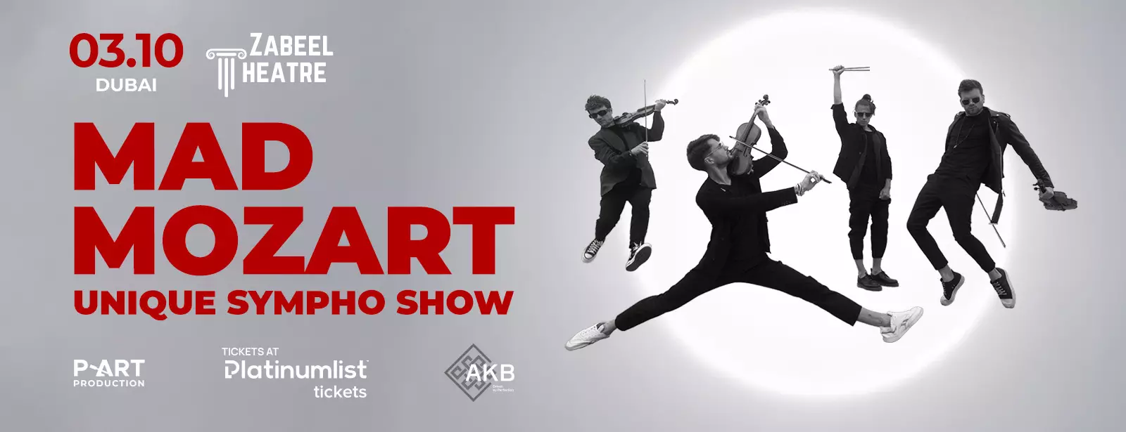 Mad Mozart: Unique Sympho Show at Zabeel Theatre in Dubai - Coming Soon in UAE